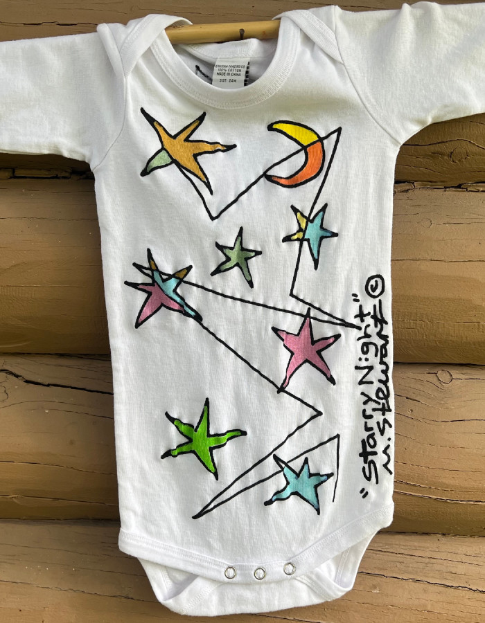 Marie Stewart Hand Painted Baby Clothes